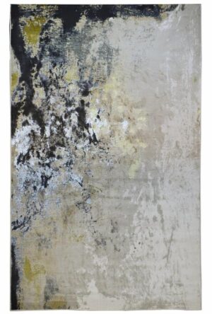 ZURIA-GRIS OSCURO/DORADO-60 X 90 1015C1