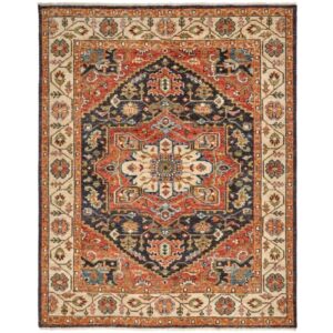 CARRINGTON-RUST/CHARCOAL-7'-9" x 9'-9" 6803F4