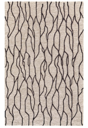 ENZO-BLACK/TAUPE-1'-6" X 1'-6" Square 8734F14
