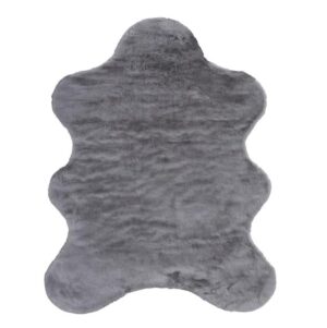 LUXE VELOUR-LIGTH/GRAY-5' X 6'-6" Shaped 4506F25