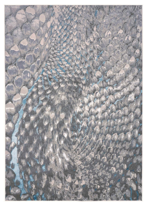 AZURE-BLUE/SILVER-3'-11" X 6' 3403F8