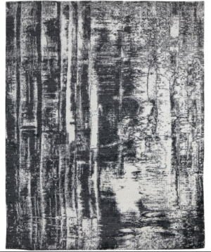 CODA-BLACK-WHITE/5' X 8'