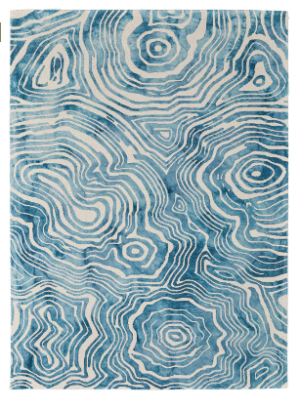 LORRAIN-BLUE/IVORY-2' X 3'